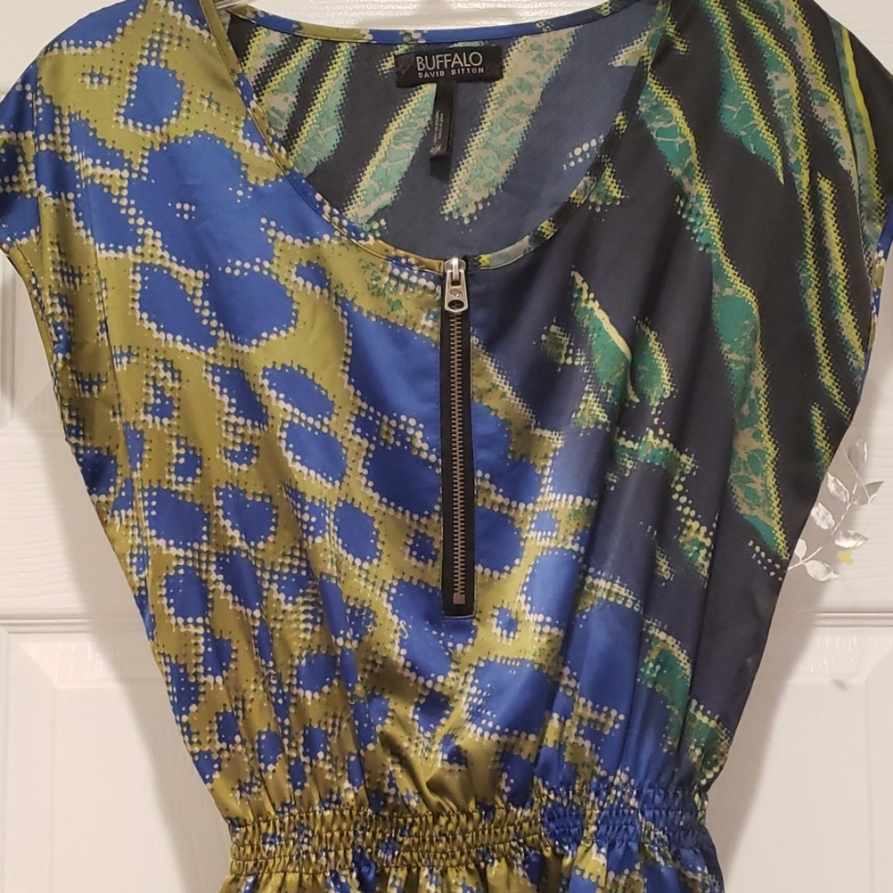 BUFFALO by DAVID BITTON Dress, Green/Blue/Black